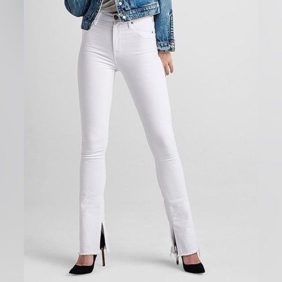 Hudson Heartbreaker High-Rise Bootcut Jeans in Optical White - Picture 3 of 16